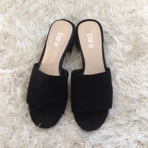 Bar III black sandals